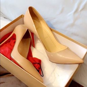 Pigalle Christian Louboutin nude worn once